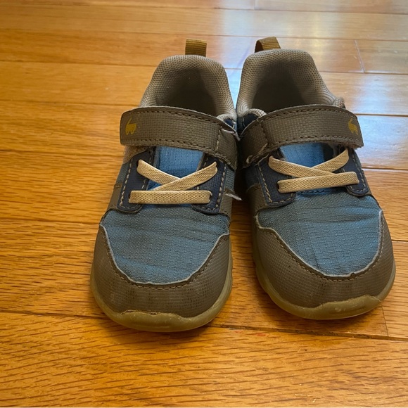 See Kai Run Blue and Gray Kids Sneakers - Picture 1 of 4
